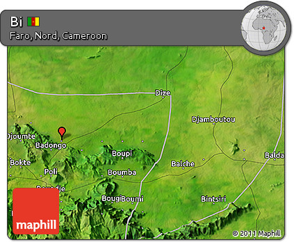 Satellite 3D Map of Bi