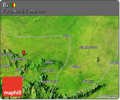 Satellite 3D Map of Bi