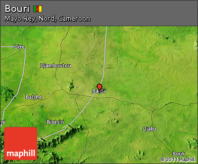 Satellite 3D Map of Bouri