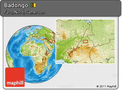 Physical Location Map of Badongo