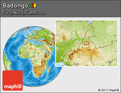 Physical Location Map of Badongo