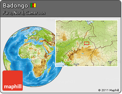 Physical Location Map of Badongo