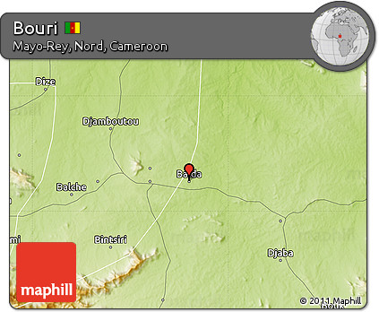 Physical Map of Bouri