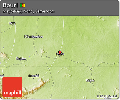Physical Map of Bouri