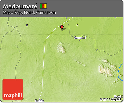 Physical Map of Madoumaré
