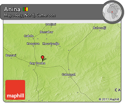 Physical 3D Map of Anina