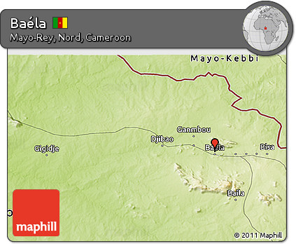 Physical 3D Map of Baéla