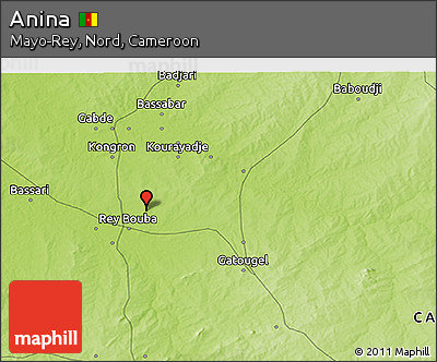 Physical 3D Map of Anina