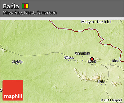 Physical 3D Map of Baéla