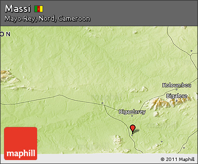 Physical 3D Map of Massi