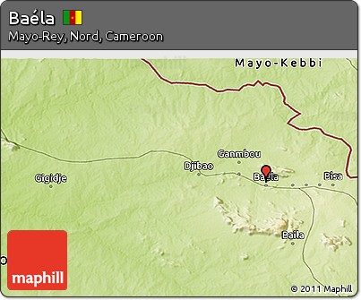 Physical 3D Map of Baéla