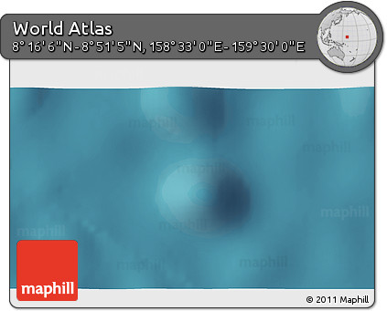 Satellite 3D Map of the Area around 8° 33' 36" N, 159° 1' 30" E