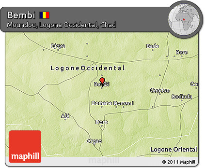 Physical 3D Map of Bembi