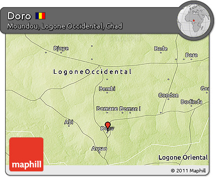 Physical 3D Map of Doro