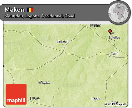 Physical 3D Map of Mekon