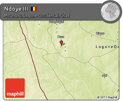 Physical 3D Map of Ndoye III