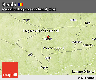 Physical 3D Map of Bembi