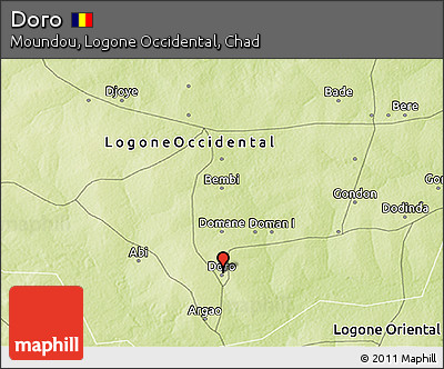 Physical 3D Map of Doro