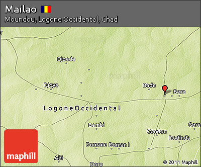 Physical 3D Map of Mailao