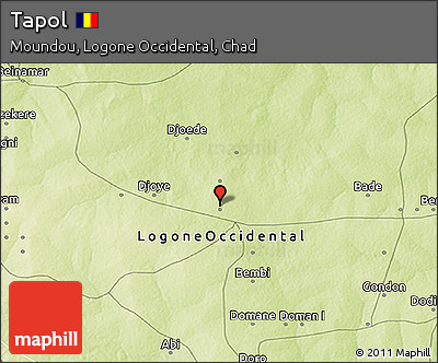 Physical 3D Map of Tapol