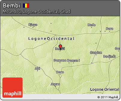 Physical 3D Map of Bembi