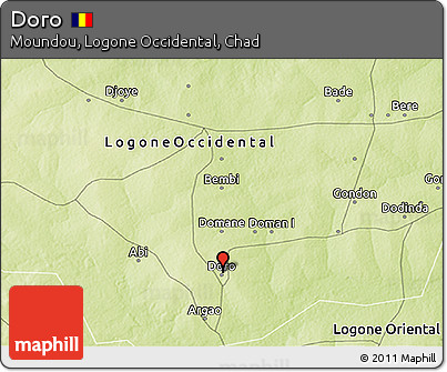 Physical 3D Map of Doro