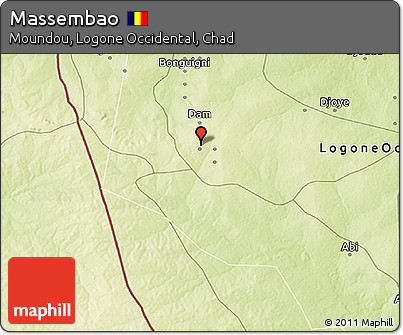 Physical 3D Map of Massembao