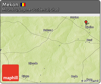 Physical 3D Map of Mekon