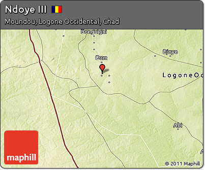 Physical 3D Map of Ndoye III