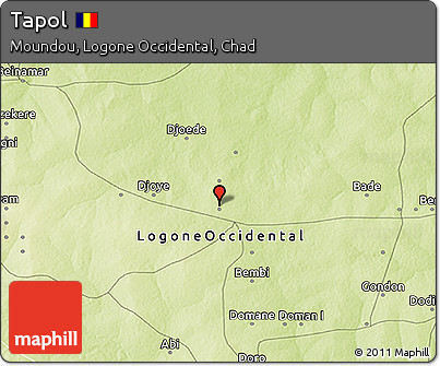 Physical 3D Map of Tapol