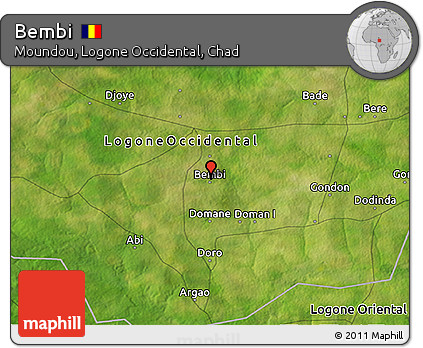 Satellite 3D Map of Bembi