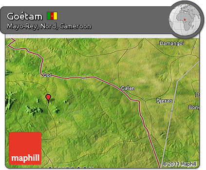 Satellite 3D Map of Goétam