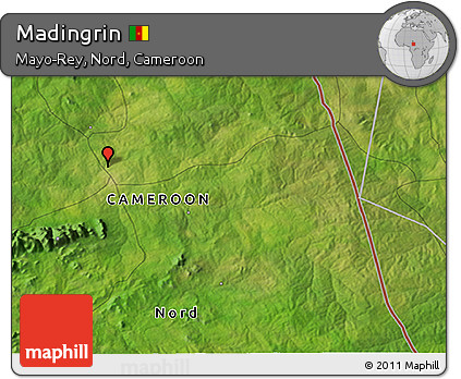 Satellite 3D Map of Madingrin