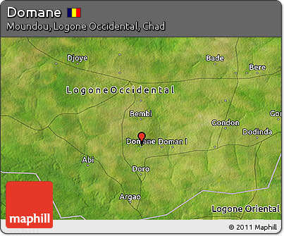 Satellite 3D Map of Domane
