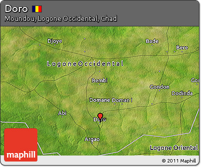 Satellite 3D Map of Doro