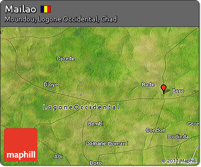 Satellite 3D Map of Mailao