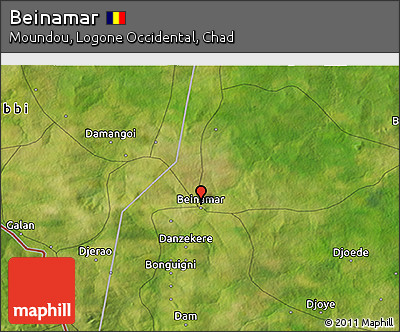 Satellite 3D Map of Beinamar