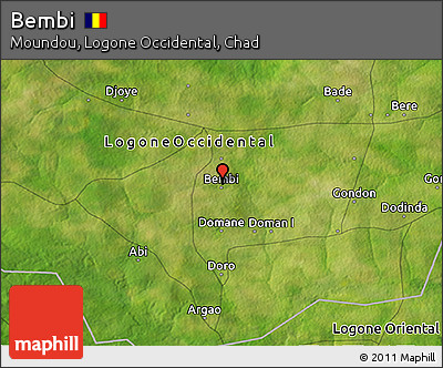 Satellite 3D Map of Bembi