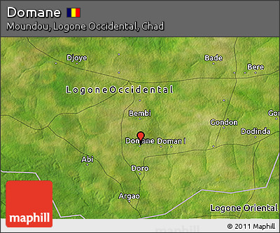 Satellite 3D Map of Domane
