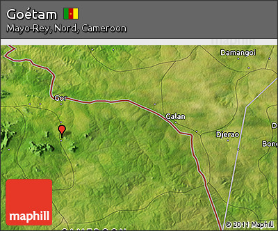 Satellite 3D Map of Goétam
