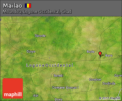 Satellite 3D Map of Mailao