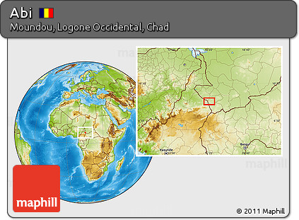 Physical Location Map of Abi