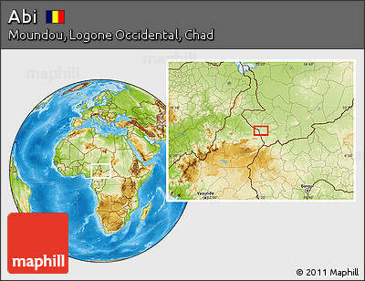 Physical Location Map of Abi
