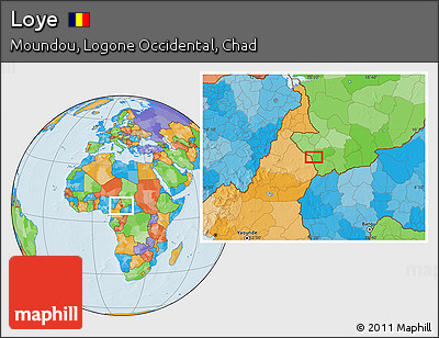 Political Location Map of Loye