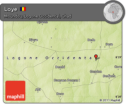 Physical Map of Loye