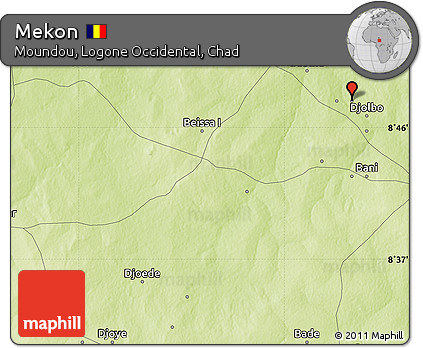 Physical Map of Mekon