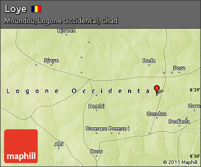 Physical Map of Loye
