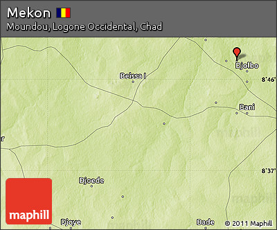 Physical Map of Mekon
