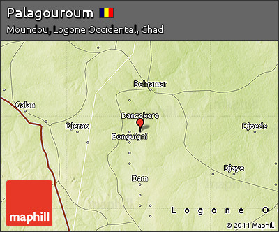 Physical Map of Palagouroum