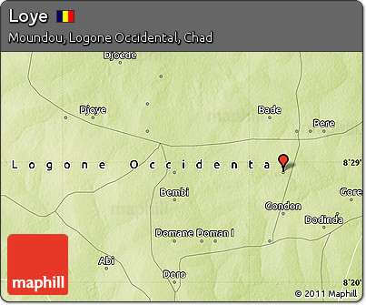 Physical Map of Loye